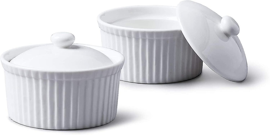 SET 2 RAMEQUINS + COV D9x4,5cm