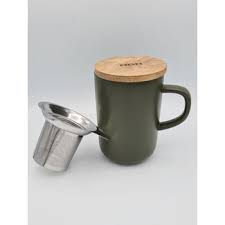 Tasse + filtre inox Ogo 475ml Kaki