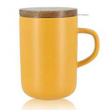Tasse + filtre inox Ogo 475ml Jaune
