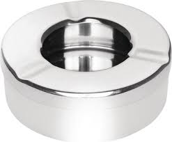 Cendrier D9cm inox