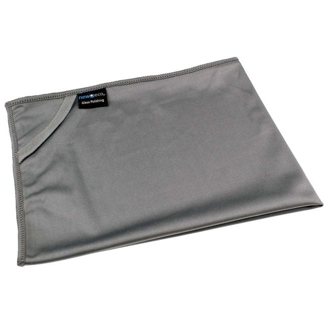 New Eco microvezel glasdoek silky donkergrijs