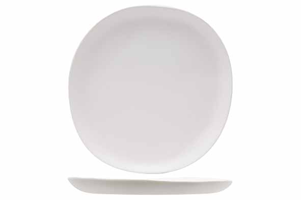 KUPO ASSIETTE PLATE COCONUT MILK D28XH1,7CM MELAMINE