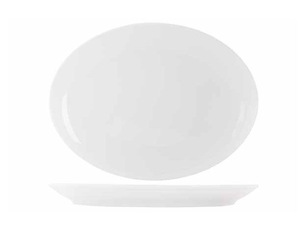 Assiette ovale 36x27.5cm essential