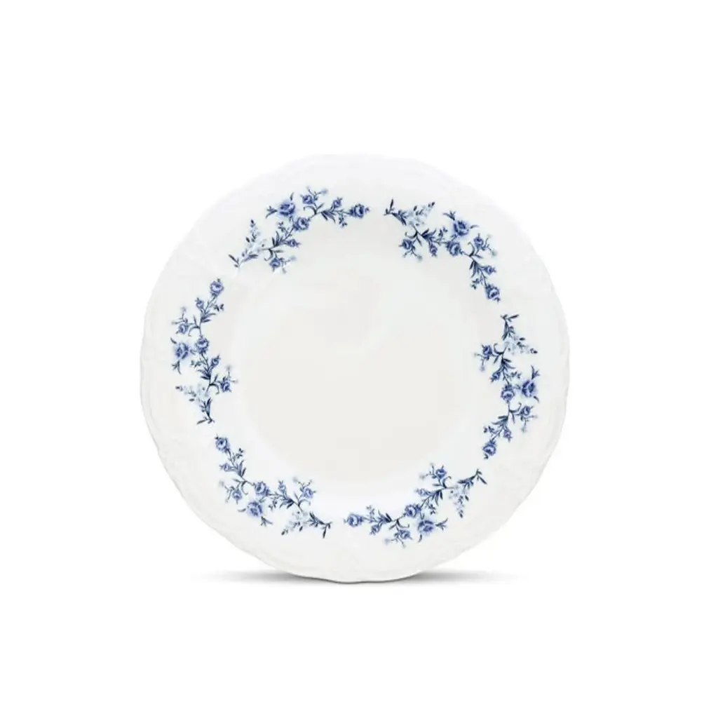 Assiette Retro Blue Flower 21cm 