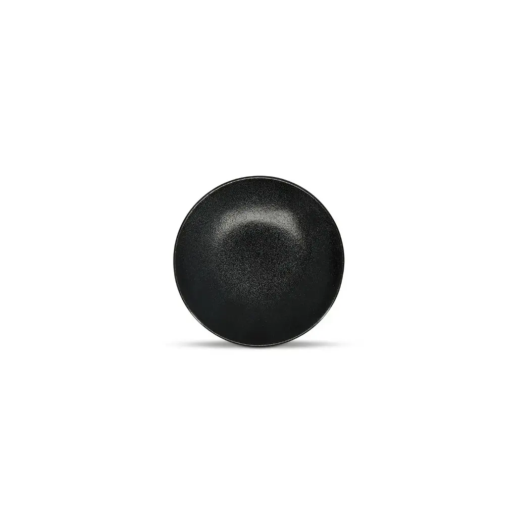Assiette plate 27cm noir Ovio 
