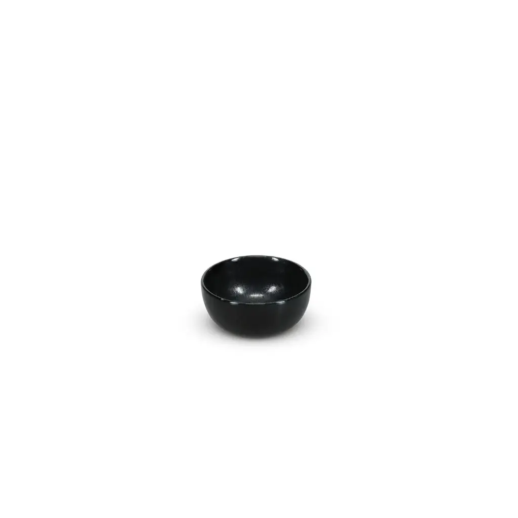 Kom 10xh4,5cm zwart Ovio