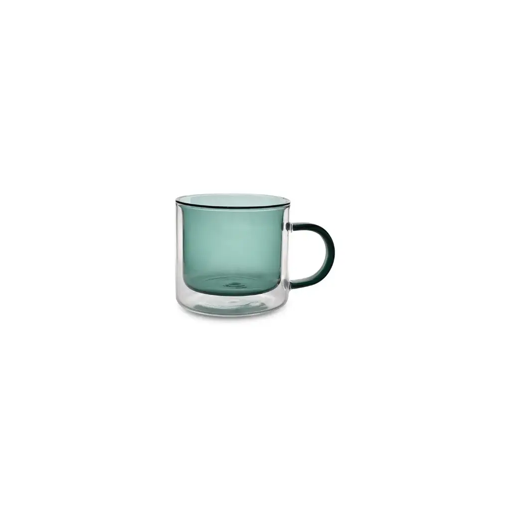 Set 2 tasses double paroi Vert
