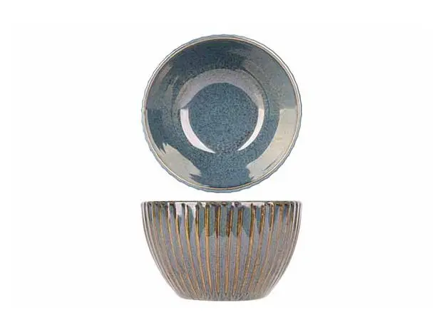 BOL SOLAS BLEU D8xH4,5cm