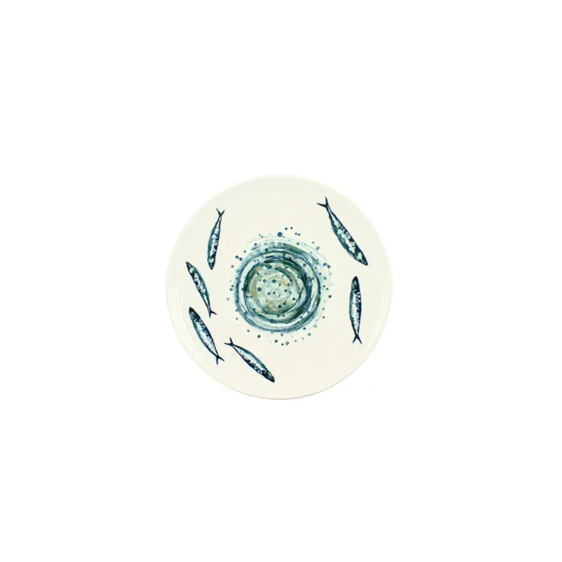 Assiette creuse Sardine 20cm Grès