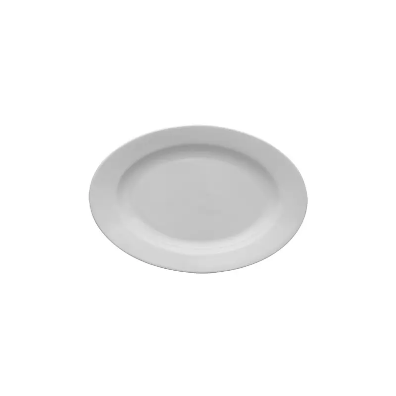 Assiette ovale Kaszub porcelaine 33,5x22,7cm 