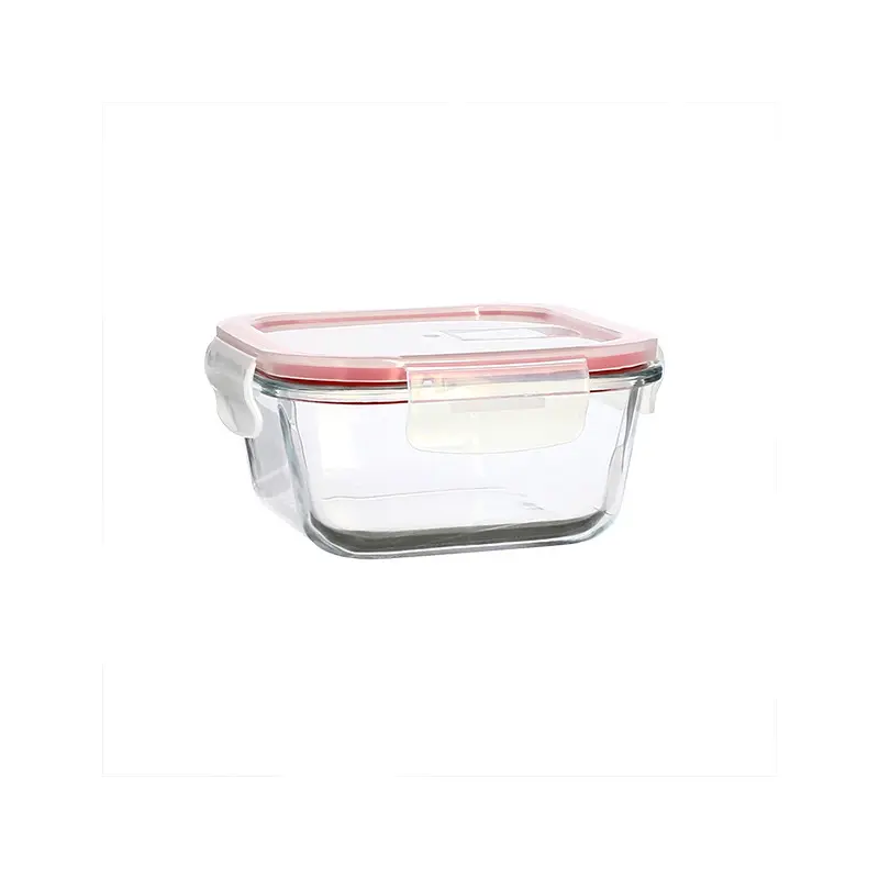 BOITE HERMÉTIQUE CARRE + COUVERCLE 500ML CLÉMENTINE