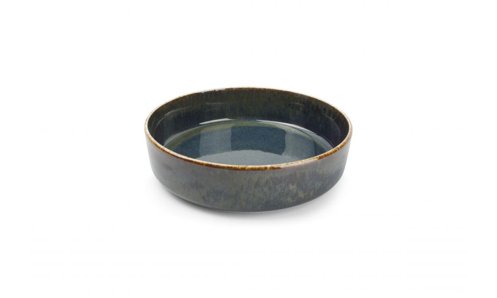 Assiette creuse 19xH4cm vert Pila