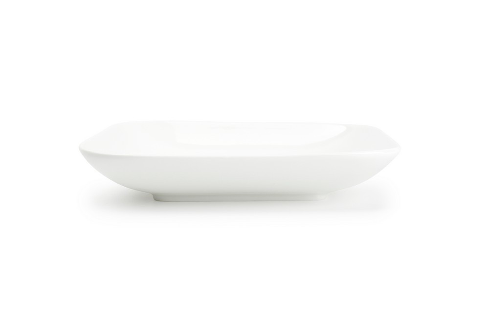 Assiette creuse 22x22xH3,5cm blanc Match