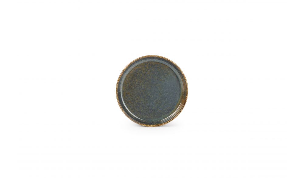 Assiette plate 13,5cm vert Pila