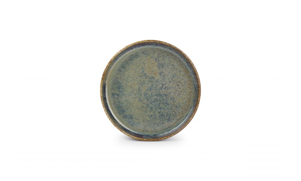 Assiette plate 17cm vert Pila