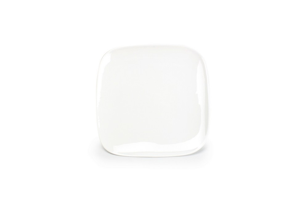Assiette plate 22x22cm blanc Match