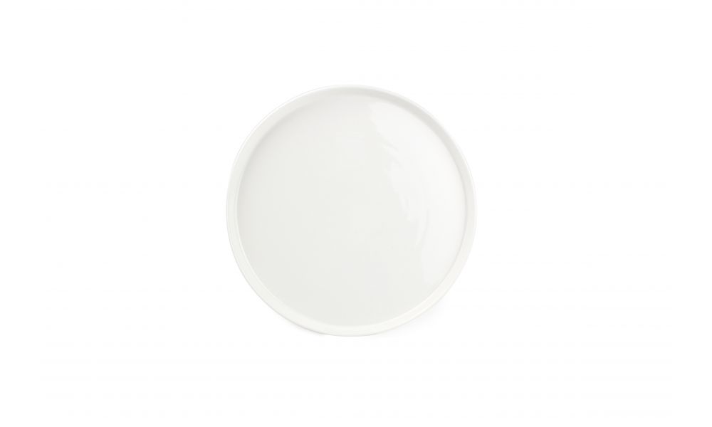 Assiette plate 26,5xH2cm blanc Gusto