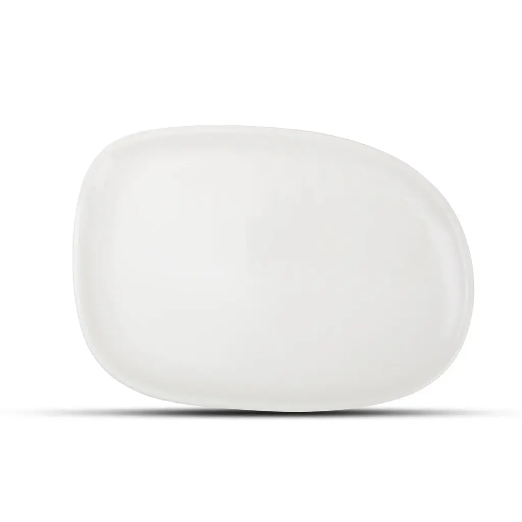 Assiette plate 33x23cm white Ceres