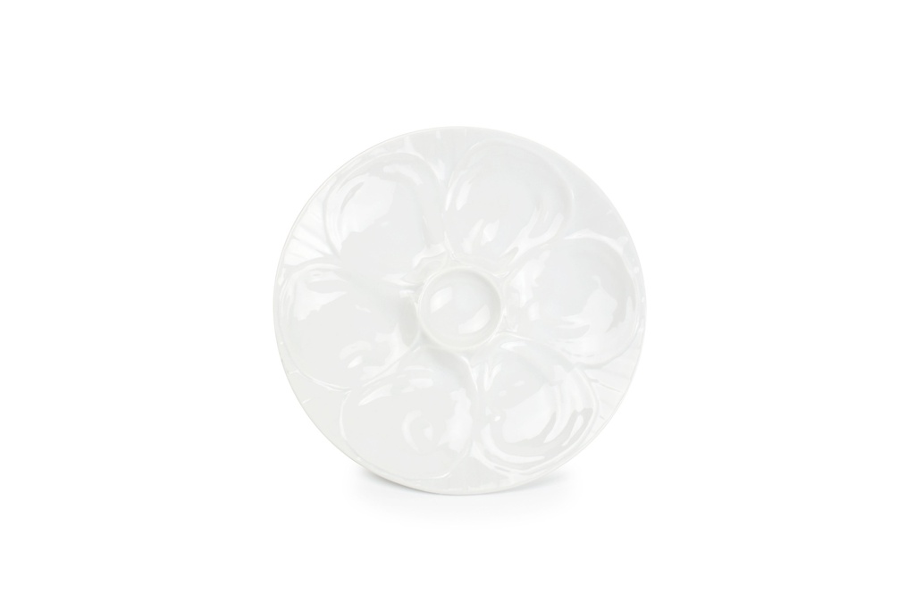 Assiette à huîtres 23,5cm blanc Appetite