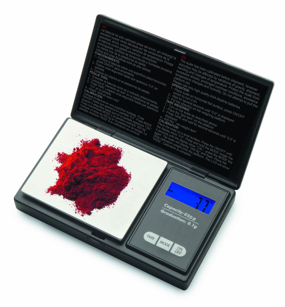 BALANCE PRECISION DE POCHE 650 GR