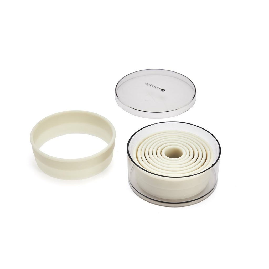 BOITE DE 9 DECOUPOIRS RONDS UNIS