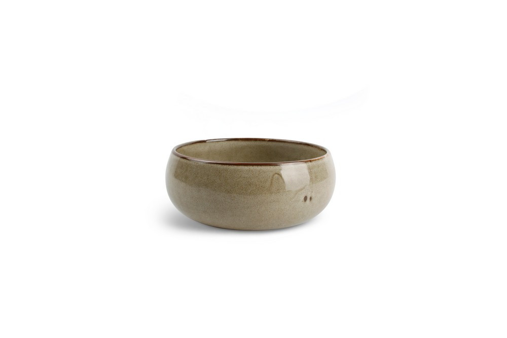 Bol 14xH6,5cm globe grey Ceres
