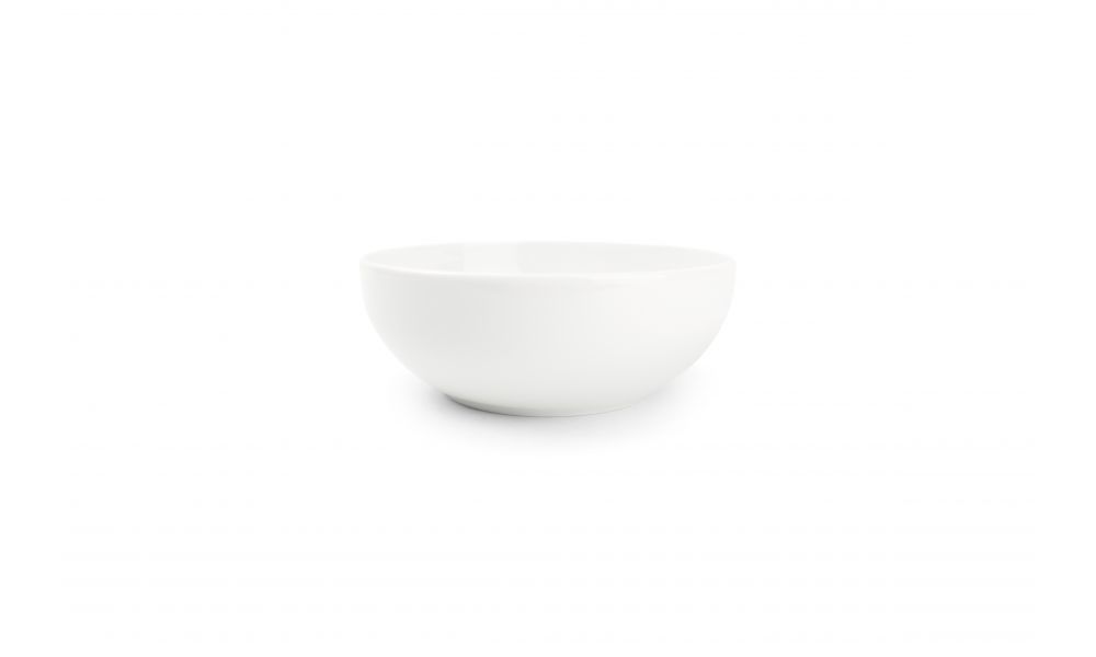 Bol 18xH7cm blanc Cirro