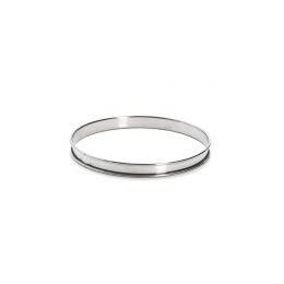 CERCLE A TARTE INOX Ø20xH2cm bord roulé