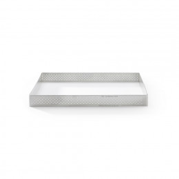 CERCLE CARRE PERFORE INOX 20,4X20,4X2