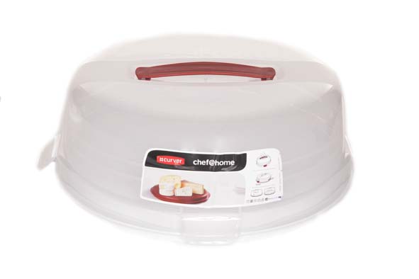 BOITE GATEAU + COUV. BLANC NEIGE