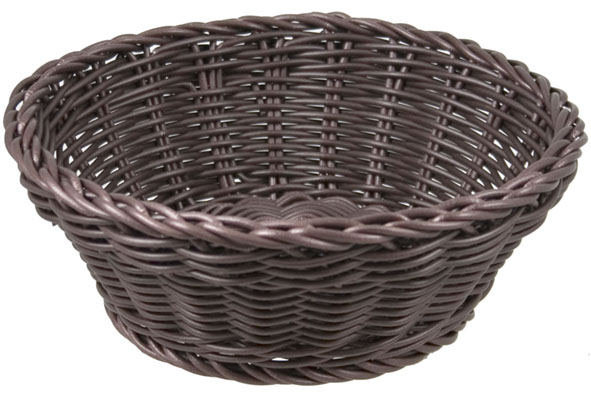 PANIER BRUN ROND D15XH7CM