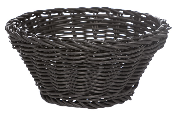 PANIER NOIR ROND D15XH7CM