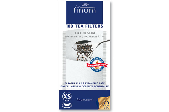 Set 100 FILTRES A THEE Finum XS - 60X130MM