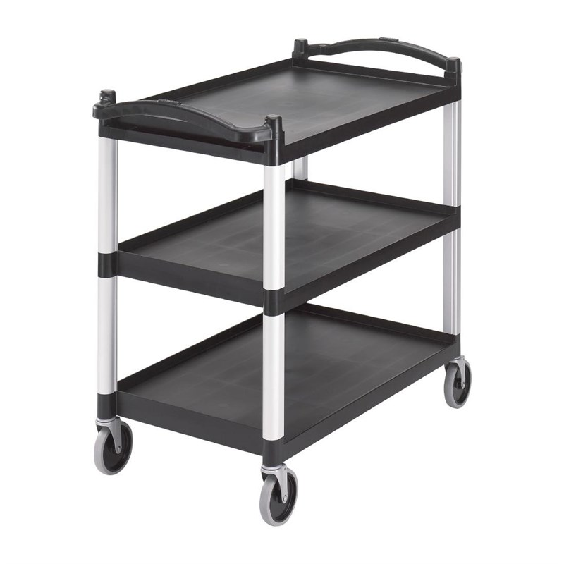 Grand chariot utilitaire noir Cambro à assembler