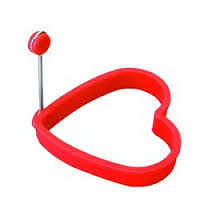 MOULE À OEUFS COEUR EN SILICONE
