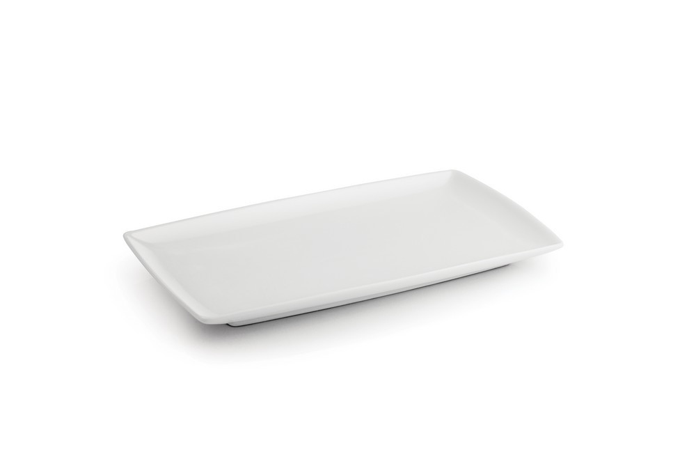 Assiette 24x13cm blanc Squito