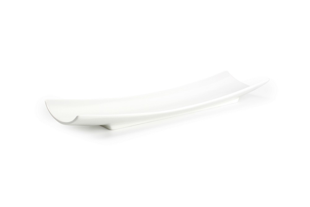 Plate bord 38x10cm wit Comet