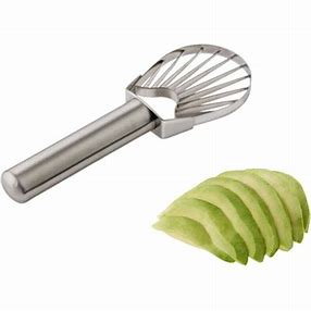 Pèle et tranche avocats inox