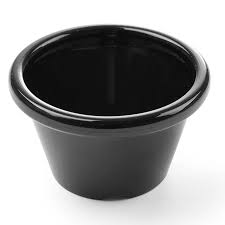 SET 12 Ramequins 45 ml noir