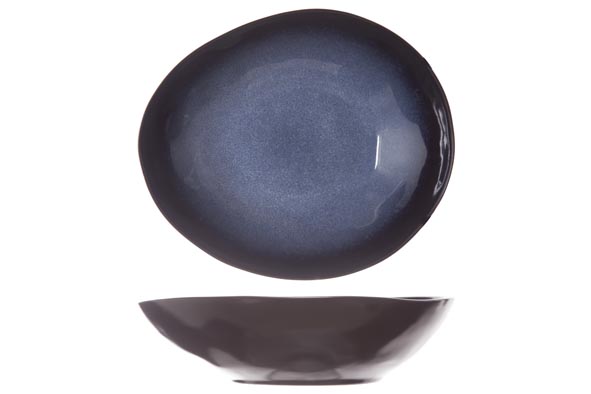 ASS. CREUSE SAPPHIRE OVALE 19.5X16.5cm