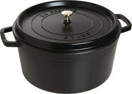 Cocotte Staub rond 34 cm - noir 12,6L