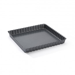 TARTE CARREE FOND DEMONTABLE 23CM