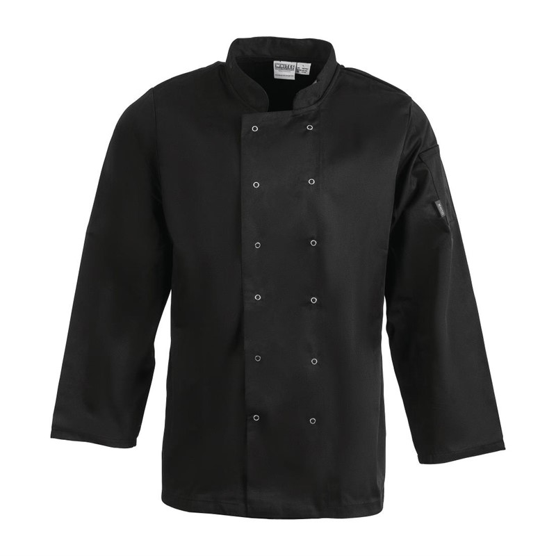 Veste de cuisine mixte Whites Vegas noire S