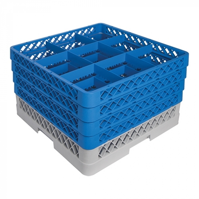 voetglazenkorf Rack 9 comp D. max 15cm x H. max 20cm