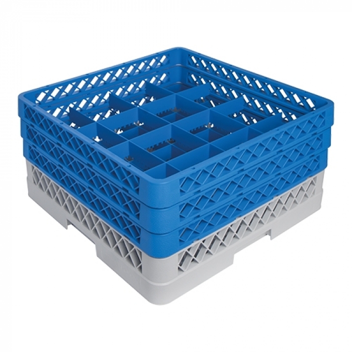 Rack tumbler 16 comp D. max 11.2cm x H. max 20cm