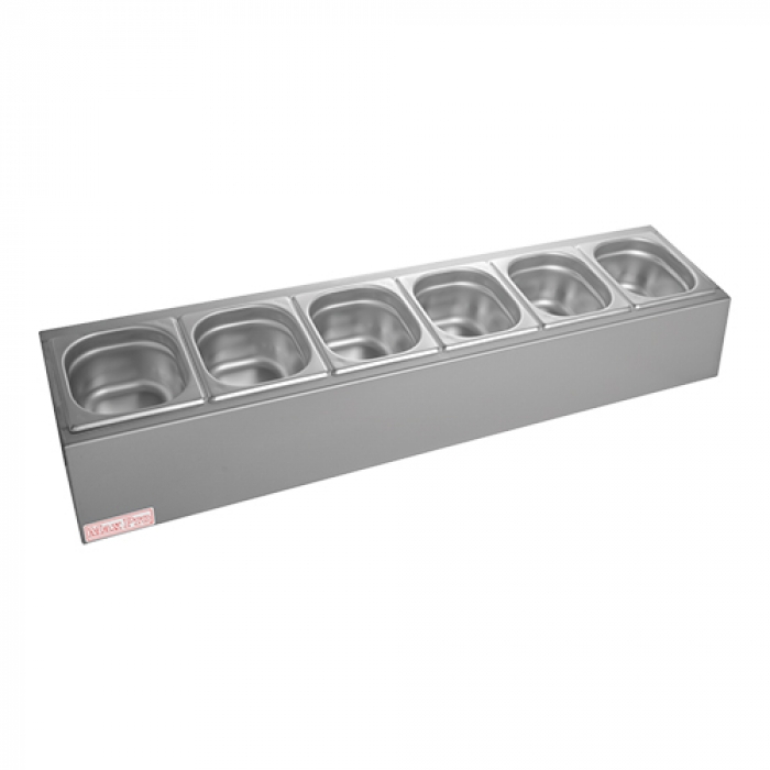 Rangement support avec 6 x GN1/6 H15