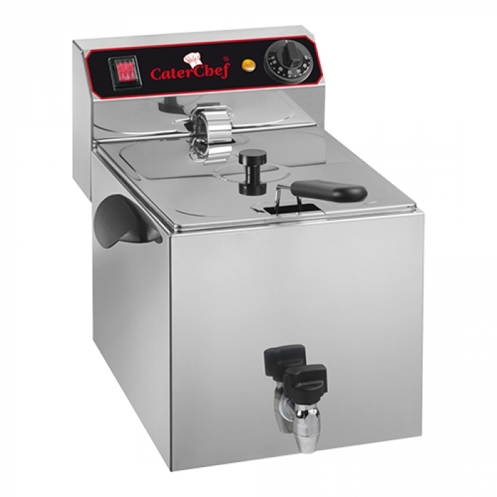 Friteuse CaterChef 9L robinet de vidange