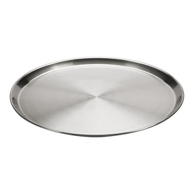 Plateau service inox Ø40cm