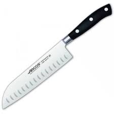 [233500] Santoku Riviera alvéolé 18cm
