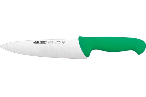 [292121] COUTEAU DEMI CHEF 2900 20CM VERT